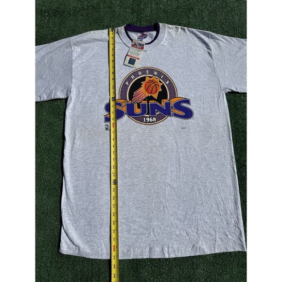 Vintage 90s Phoenix Suns Single Stitch Grey T-Shirt Trenche Ultra NWT Size XL - Picture 9 of 10